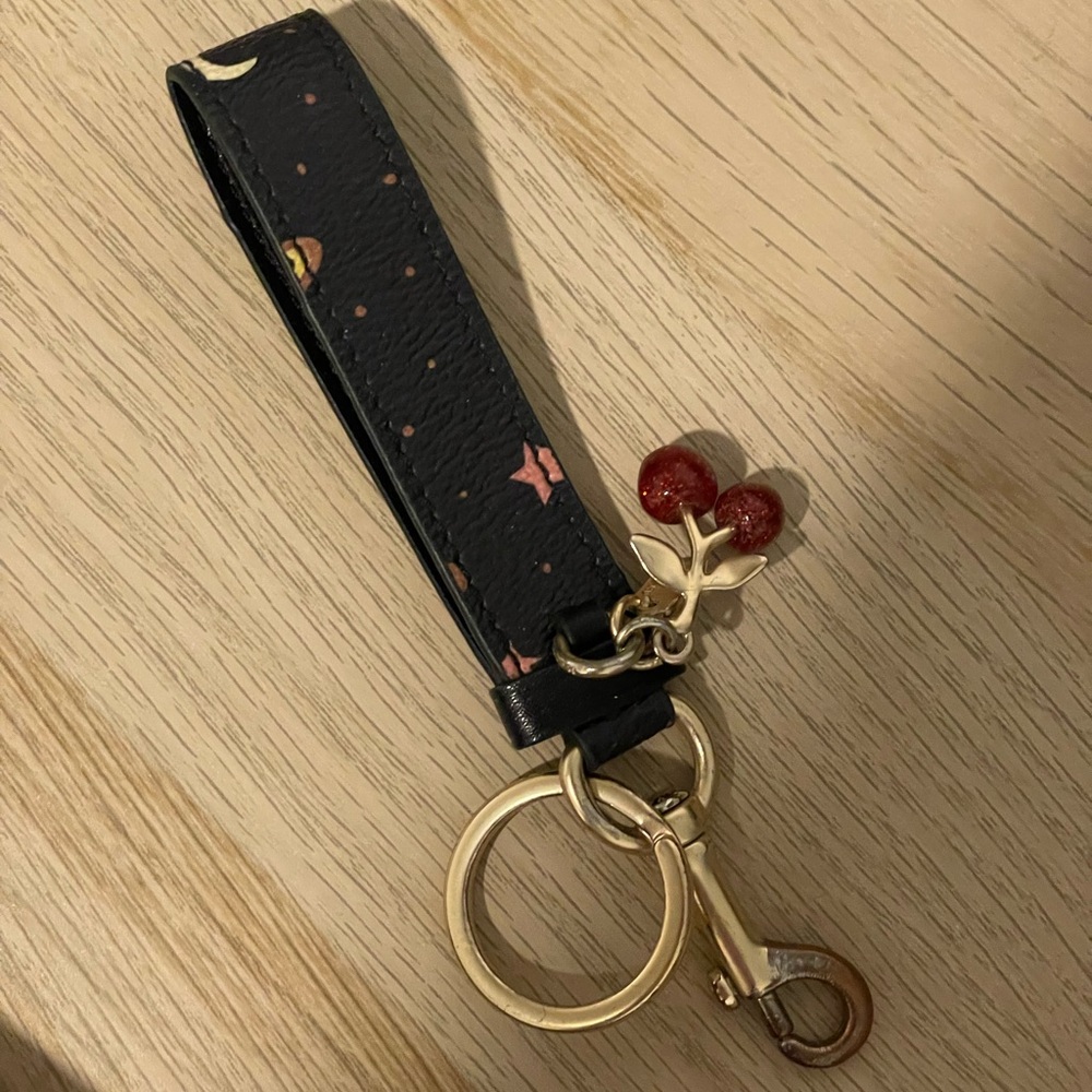 Coach Cherry Keychain